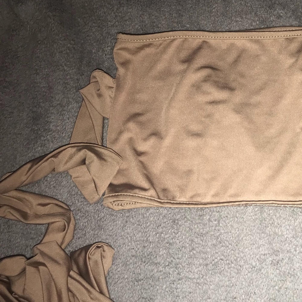 Nude Tie Around Bandeau
